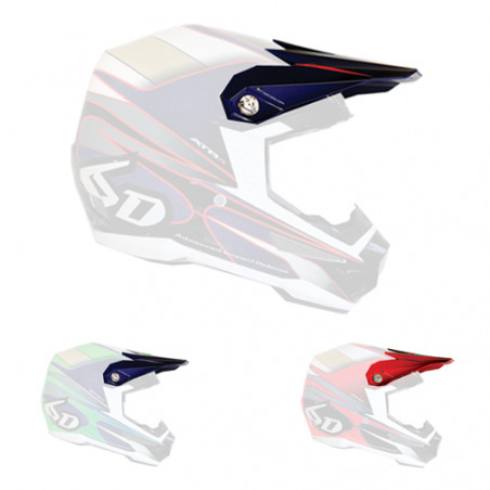 6D - VISOR ATR-1 / HORNET RED BLACK