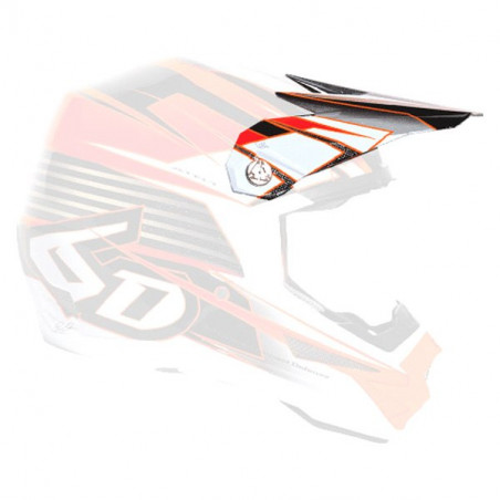 6D - VISOR ATR-1 / RUSH ORANGE