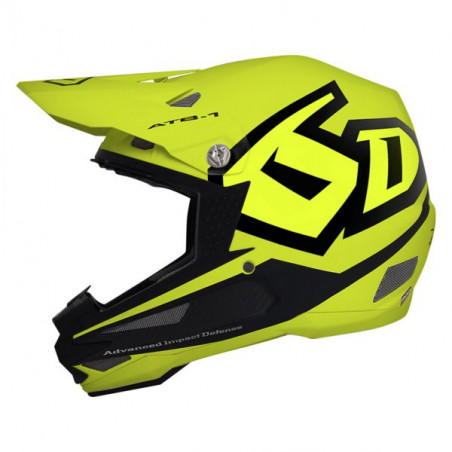 6D - VISOR ATB-1 / CARBON MACRO MATTE YELLOW