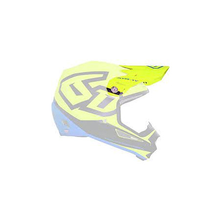 6D - VISOR ATR-1 YOUTH / MACRO NEON YELLOW