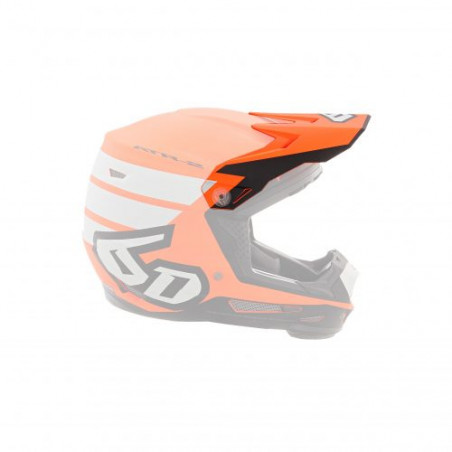 6D - VISOR ATR-2 YOUTH / STRIPE ORANGE