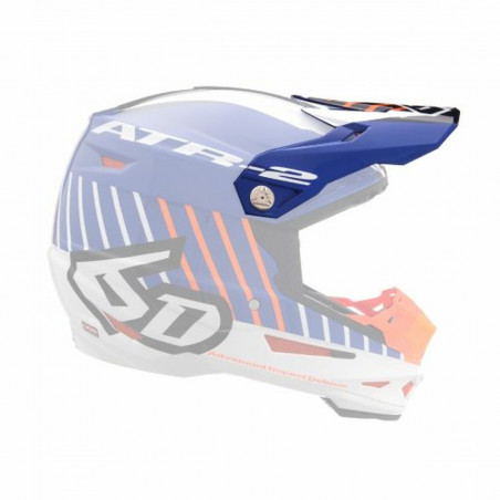 6D - VISOR ATR-2 / MOTION ORANGE BLUE