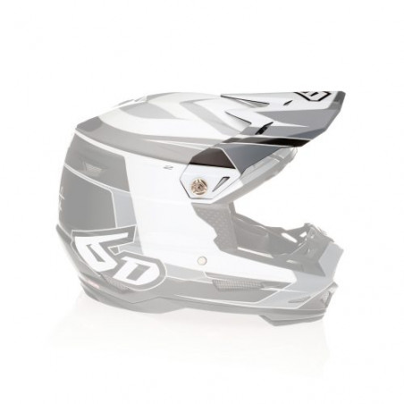 6D - VISOR ATR-2 / IMPACT WHITE