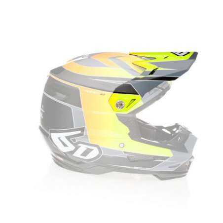 6D - VISOR ATR-2 / IMPACT YELLOW ORANGE