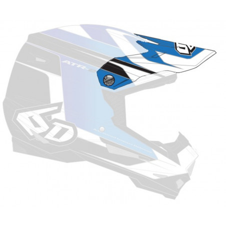 6D - VISOR ATR-2 / IMPACT BLUE