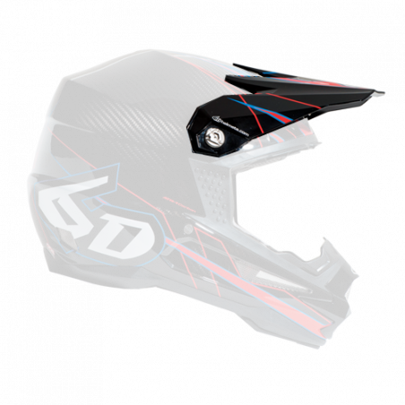 6D - VISOR ATR-1 / ELECTRIC RED BLUE