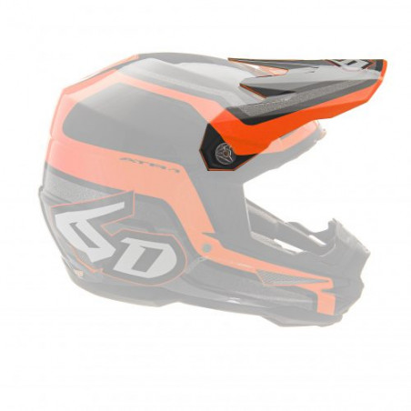 6D - VISOR ATR-1 / FUSE ORANGE BLACK