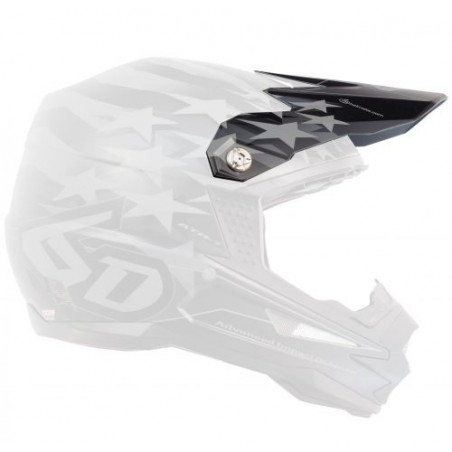 6D - VISOR ATR-1 / PATRIOT MATTE BLACK