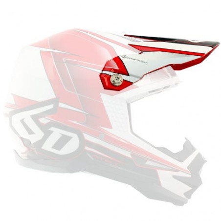 6D - VISOR ATR-1 /  SONIC RED WHITE BLACK