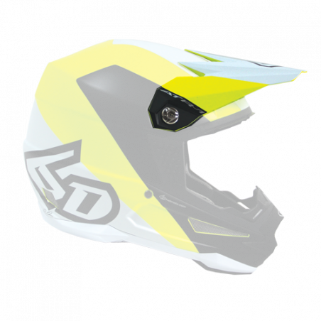 6D - VISOR ATR-1 / WEDGE MATTE NEON YELLOW