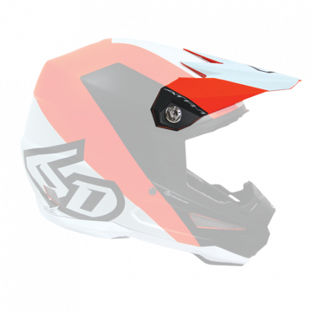 6D - VISOR ATR-1 / WEDGE MATTE ORANGE NEON