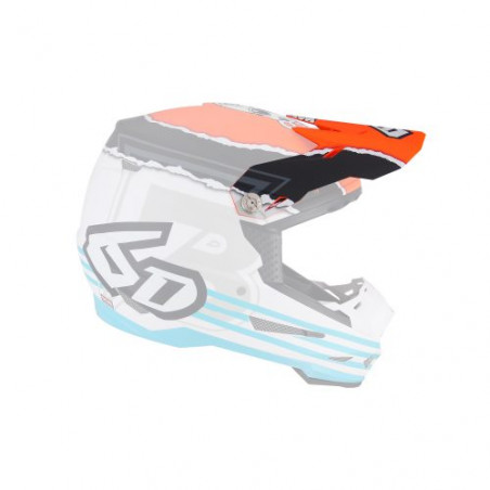 6D - VISOR ATR-2 / DANGER BOY ORANGE BLUE