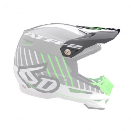 6D - VISOR ATR-2 / MOTION GREEN GREY
