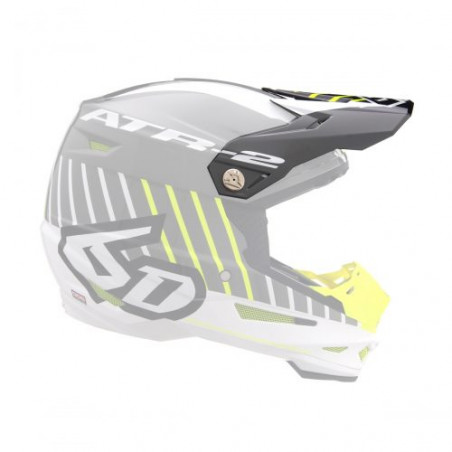 6D - VISOR ATR-2 / MOTION YELLOW GREY