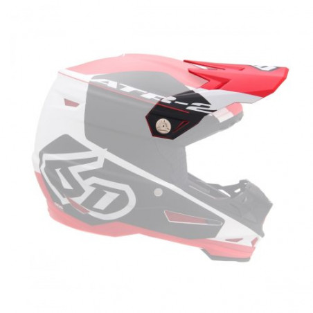 6D - VISOR ATR-2 / SHADOW RED BLACK